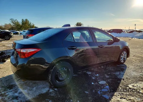 2017 Toyota Corolla L из США, поврежденный, VIN 2T1BURHE8HC949055